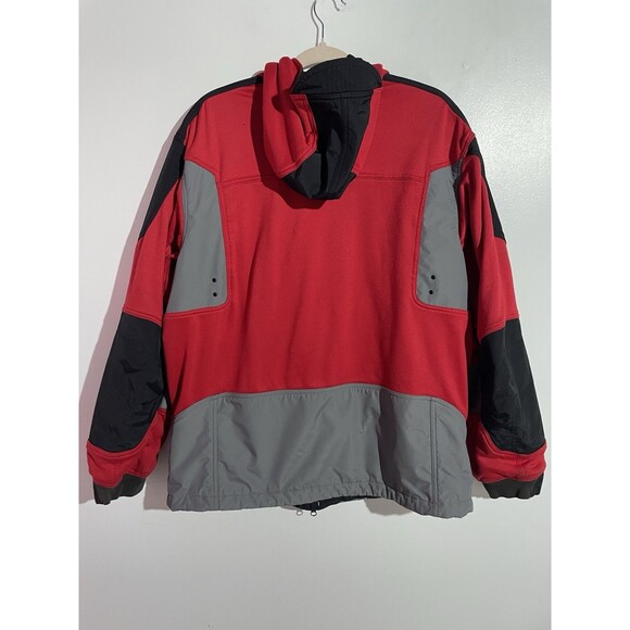 The North Face Steep Tech Jacket Mens L Red Scot Schmidt Hood Sweat Nylon Ski - Picture 4 of 16